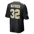 thumbnail image 3 of Youth Nike Tyrann Mathieu Black New Orleans Saints Game Jersey, 3 of 3