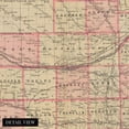 thumbnail image 2 of HISTORIX 1885 Nebraska Map - 24x36 Inch Vintage Map of Nebraska Wall Art Decor - Topographical Map of Nebraska Poster - Old Historic Nebraska State Map Showing Settlements Railroads (2 Sizes), 2 of 3
