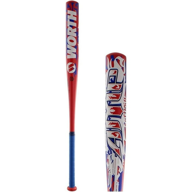 BcTlyInc AMP Alloy ASA/USSSA Slow Pitch Softball Bat WWCAMP WWCAMP 34