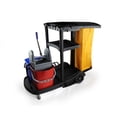 thumbnail image 2 of Industrial Housekeeping Janitorial Service cart with Vinyl Bag AF08180C, 2 of 7