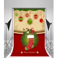 thumbnail image 1 of ABPHQTO Fondos de Navidad de 150x220cm para fotografía Feliz Navidad y Feliz Año Nuevo fondo de fotografía accesorios de estudio, 1 of 4