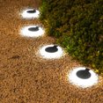 thumbnail image 4 of Luz Led Solar Para Césped Luz de jardín enterrada 17LED Lámpara enterrada en el hogar 300mAh Dura hasta 8H (Luz blanca), 4 of 8