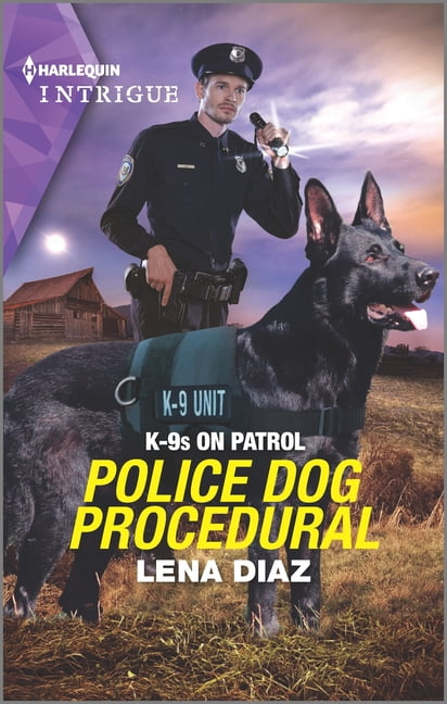 Blue DOG HANDLER Reflective Badge for Police Canine Officer Large Security 