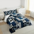 thumbnail image 3 of Homewish Safari Moose Bear Bedding Comforter Set,Country Farmhouse Lodge Twin Comforter Sets,Outdoor Adventure Bedding Set For Men Women,Ultra Soft Home Decor,2-Piece, 3 of 8