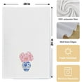 thumbnail image 5 of 2PCS Chinoiserie Kitchen Towels 16x24 Inches Blue and White Hydrangea Floral Dish Towels, Decorative Hand Towels for Bathroom and Kitchen, 5 of 5