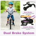 thumbnail image 5 of Costway 16" Kids Bike for 4-7 Years Old Boys & Girls with Adjustable Seat Handbrake Reflectors Purple, 5 of 10