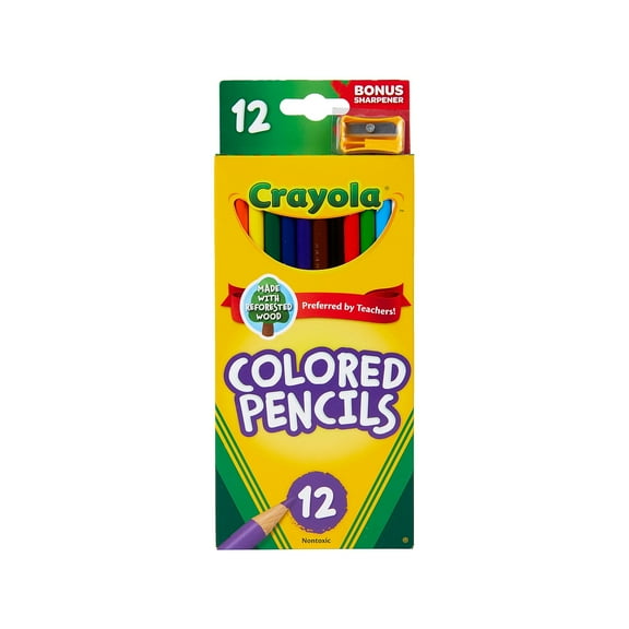 Crayola Colored Pencils Assorted Colors 12/Pack 68-6012