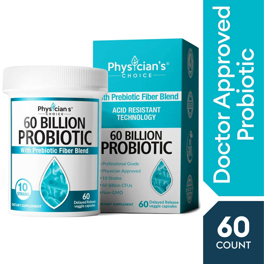 Physician's Choice Probiotics 60 Billion CFU Dr. Approved Probiotic