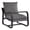 Charcoal, variant on Sling Chair with Foam Filler / Ideal for Home Lounging