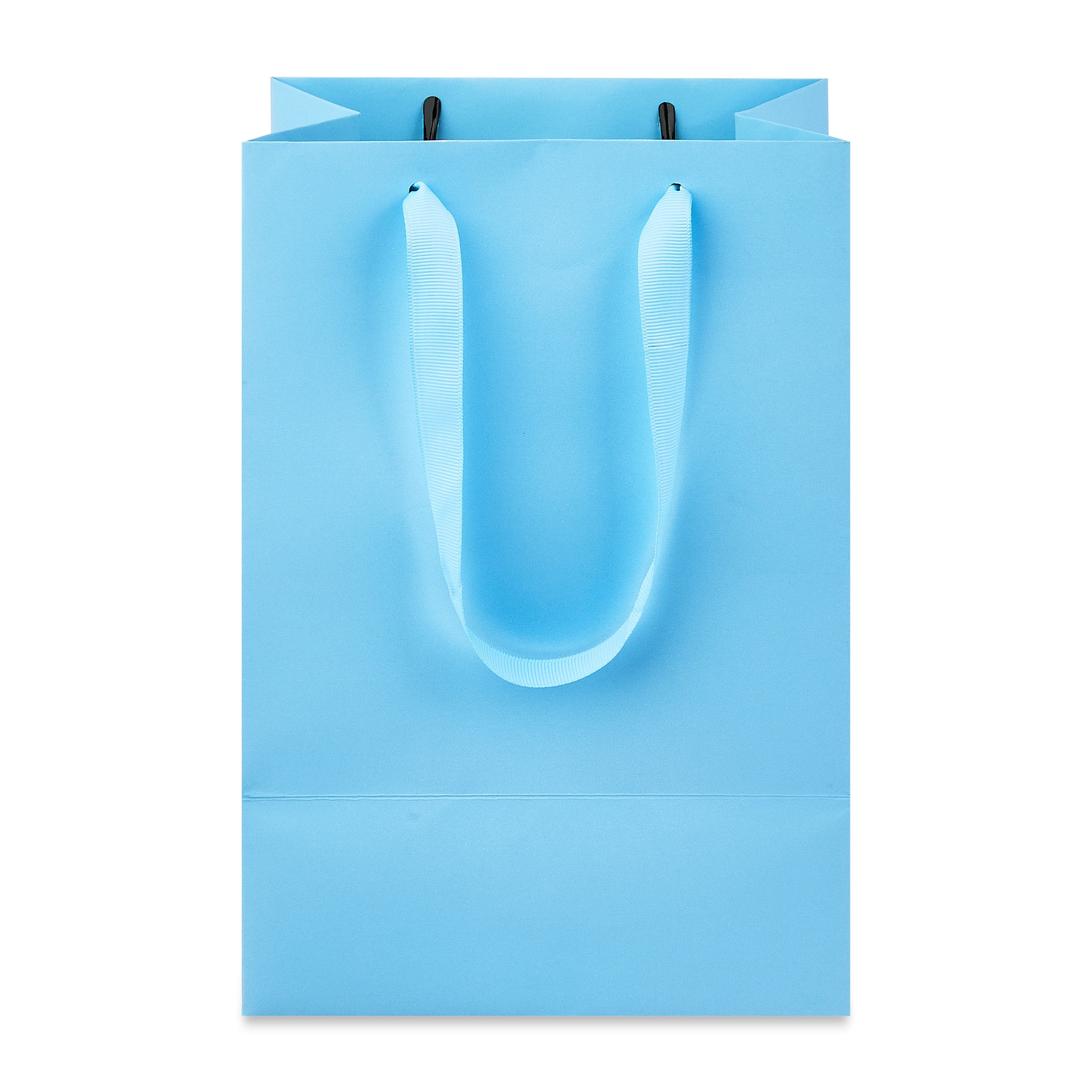 Large Light Blue Gift Bags, 7" x 10", 3 Count, by Way To Celebrate