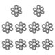 thumbnail image 1 of 10 botones de flores para vaqueros, hebillas para ajustar la cintura, simples y versátiles. Negro, 1 of 9