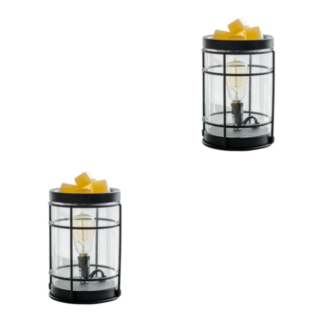 Billuyoard Quemadores de metal para derretir cera eléctrica con temporizador - Spa en el hogar o aromaterapia en el dormitorio Type2 NO2