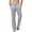 Dark Gray, variant on JTieacloth Wide Leg Pants for Men Men's Daily Casual Home Solid Full Length Pants Mid Waist Pocket Drawstring Pant Trouser Blue