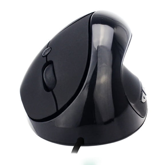 Xecvkr Computer Mouse Wired Ergonomic Vertical Wired Mouse 6 Buttons Adjustable Plug and Play Anti Sweat Comfort Grip Right Hand USB for Laptop PC Office 103x72x56mm 1 Unit
