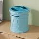 thumbnail image 4 of Organizador de Bolígrafos con Compartimento Estilo Buzón de Plástico, Cubo de Almacenamiento de Escritorio de Gran Capacidad con 3 Ranuras, Diseño Desmontable para Accesorios de Maquillaje de, 4 of 6