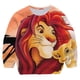 thumbnail image 1 of Niños León Rey Casual Simba sudaderas dibujos animados estampado 3D manga larga Harajuku pulóver ropa primavera otoño Teen Boys Tops5T Gao Jinjia LED, 1 of 2