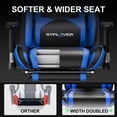thumbnail image 6 of GTPLAYER Gaming Chair Office Chair PU Leather with Footrest&Adjustable Headrest,Blue, 6 of 8