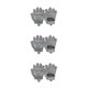 thumbnail image 3 of Guantes de Fitness Toystoory 2 uds Culturismo Ajustable Transpirable Medio Dedo Gris L, 3 of 6
