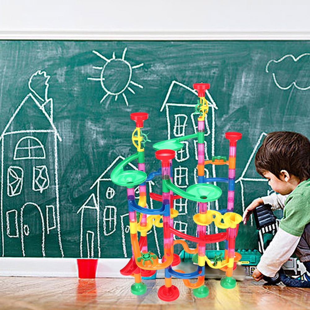 Fosa Track Building Blocks,Building Blocks,109PCS DIY Ball Track Construction Child Building Blocks Toys Development Toys Gifts