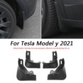thumbnail image 1 of 4 protectores contra salpicaduras de aletas de barro sin necesidad de Ndcxsfigh taladrar para Tesla Model Y 2021, 1 of 8