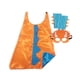 thumbnail image 1 of Disfraz de dinosaurio Macarena Capa guantes Disfraces para Niñas Fiesta Actuaciones en Festival de disfraces naranja azul claro Disfraz de Halloween, 1 of 8