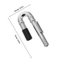 thumbnail image 2 of LIFKOME 1Pc Practical Flute Manual Elbow Silver Nickel Plated Durable Flute Accessories, 2 of 8