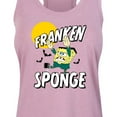 thumbnail image 3 of SpongeBob SquarePants - Franken Sponge - Women's Racerback Tank Top, 3 of 6