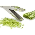 thumbnail image 3 of Herb Scissors Multipurpose Kitchen Mincing Scissors 5 Blades And Cover Stainless Steel, 3 of 8
