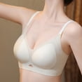 thumbnail image 5 of FJHNGBDH Womens Comfortable Bra Wireless Padded Ultra Thin Jelly Gel Breathable Underwire Bra Cover Pulls Together Thin Straps To Secure Cup Underwear Full Coverage Bralettes, 5 of 9