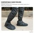 thumbnail image 3 of MERRYHAPY 1Pair Wear Resistant Black Waterproof Shoe Protective Covers Outdoor, 3 of 8