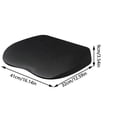 thumbnail image 2 of Car Booster Cushion Adult Car Seat Cushion Rebound Memory Car Seat Cushions Relieve Fatigue Anti-skid Design For Car Office, 2 of 5