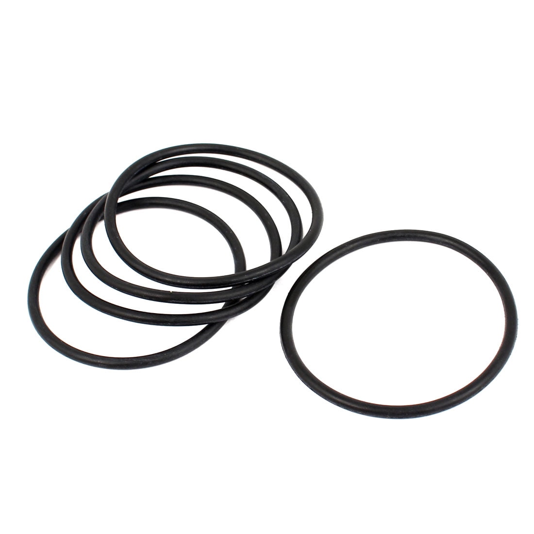 5pcs 60mm OD 54mm Inner Dia 3.0mm Thickness Rubber O Ring Oil Seal