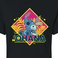 thumbnail image 3 of Disney - Lilo & Stitch - Ohana - Juniors Cropped Cotton Blend T-Shirt, 3 of 5