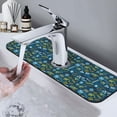 thumbnail image 7 of Sikiie Modern Excavator Splash Guard for Sink Faucet-1 PC Super Absorbent Fast Drying Mat Sink Gadgets-Splash Guard for Kitchen, Sink Mat, 7 of 7