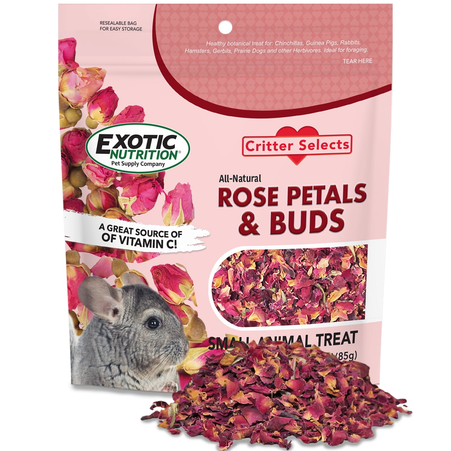 Exotic Nutrition Rose Petals & Buds 0.85 oz.