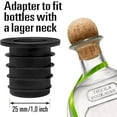 thumbnail image 4 of Adaptador universal para verter licor | Vertedor de silicona para botellas de vino y aceite de oliva | Dispensador de precisión antigoteo para bar y cocina en casa | Paquete de 6, 4 of 8