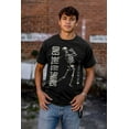thumbnail image 4 of Funny Swing to the End Skeleton Golf Men's Graphic T Shirt Tees Brisco Brands S, 4 of 6