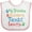 White and Pink, variant on Inktastic Texas Grandma Loves Me Boys or Girls Baby Bib