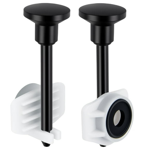 2-Pack Universal Tub Spout Diverter Repair Kit, Leak-Proof Bathtub Faucets Repair Replacement Parts Black