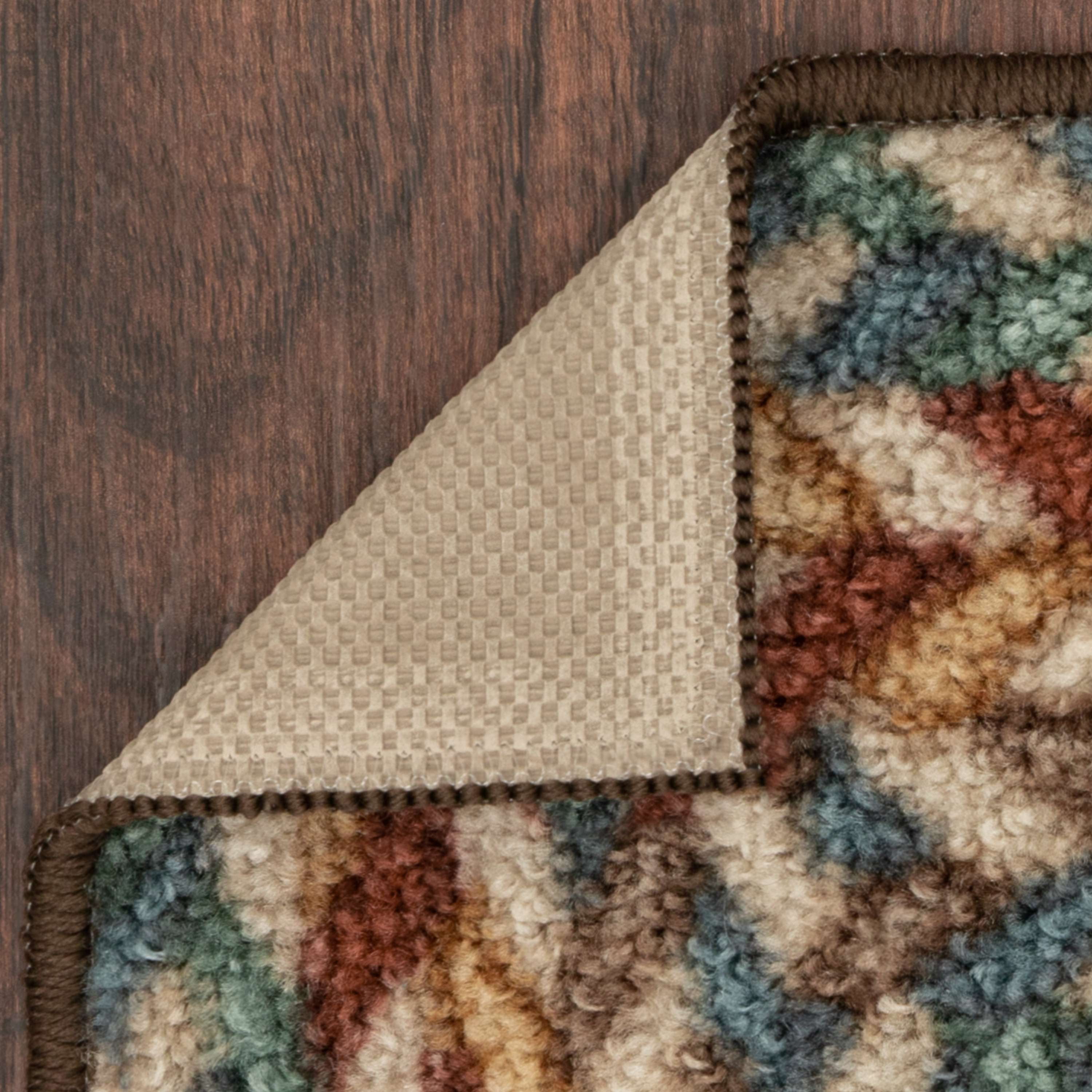 Mainstays Traditional Multicolor Print Braid Indoor Area Rug, 7 ft x 10 ft