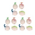 thumbnail image 3 of 12 Uds juguete a presión para apretar bolas para aliviar el estrés de elevación lenta juguete de ventilación de dinosaurio bola sensorial, 3 of 8