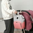 thumbnail image 2 of TELOLY Diaper Bag,Convenient Side Pocket Diaper Bag Backpack,Multiple Partitions Baby Diaper Bag,Orange, 2 of 6