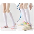 thumbnail image 5 of Women's High Compression Calf Socks Thin Breathable with Towel Bottom for Rope Skipping & Sports - Athletic Support Socks for Running & Workout - White, 5 of 6