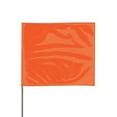 thumbnail image 1 of Stake Flags, 4 In X 5 In, 24 In Height, Pvc Film, Orange Glo | Bundle of 2 Bundles, 1 of 1