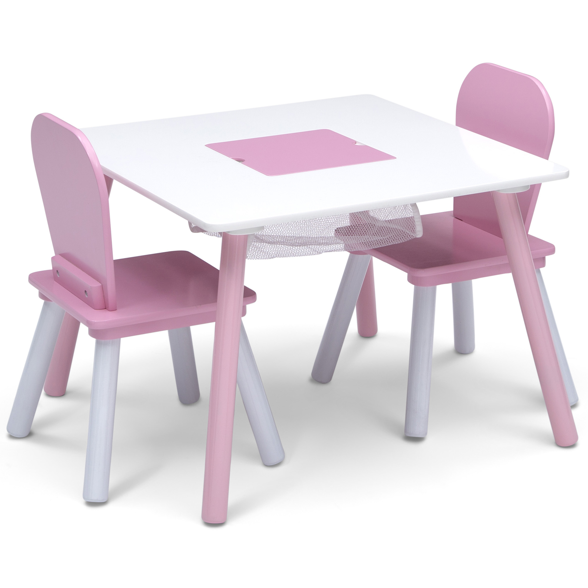 Delta Children 4-Piece Toddler Playroom Set, Pink/White - image 4 of 11