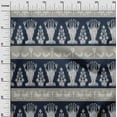 thumbnail image 2 of oneOone Organic Cotton Poplin Twill Fabric Ethnic Ikat Print Fabric BTY 42 Inch Wide, 2 of 4