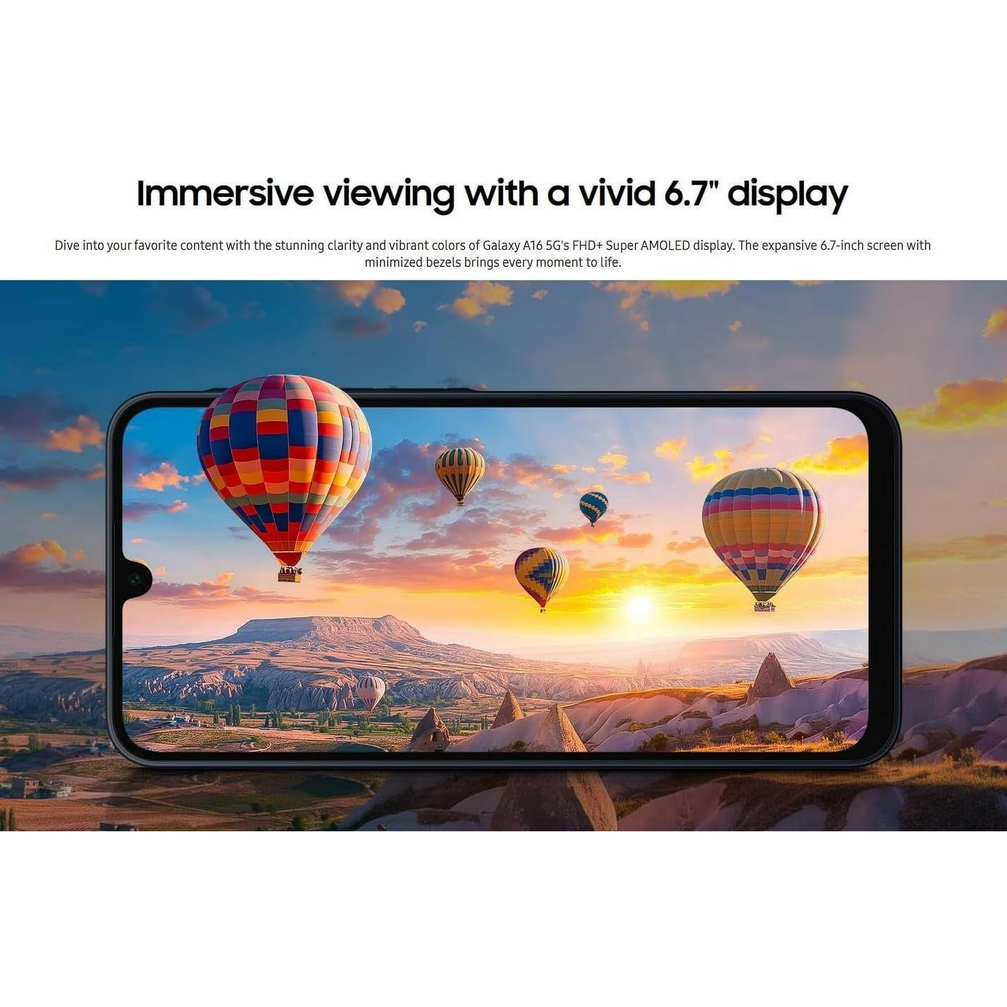 Samsung Galaxy A16 5G A166M Dual SIM 128GB ROM 4GB RAM GSM Unlocked - Black