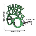 thumbnail image 2 of PRETXORVE St Patricks Day Decorations, St. Patrick's Day Decoration Glasses Irish Festival Green Hat Glasses Gift Ornament, 2 of 6