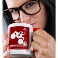 thumbnail image 2 of 3drose, Gas It Dude Red Car Sign 1, 15oz Two-tone Red Mug, 2 of 6