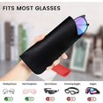 thumbnail image 2 of (rouge, Noir, Blanc)tui Portable En Cuir Souple Pour Lunettes De Soleil Pliantes, Lunettes De Lecture, Petites Lunettes De Soleil, 2 of 5